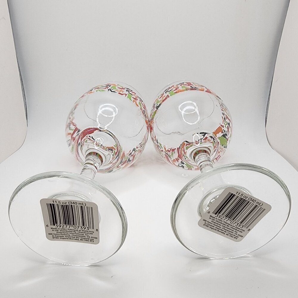 Set of 2 "Shoes" Wine Glasses - Picture 4 of 9